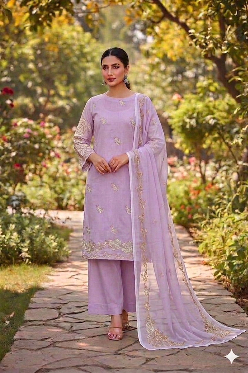 Gul rukh | 3-Piece Lawn Suit - ORA (Unstitch Digital Printed Vol-II)