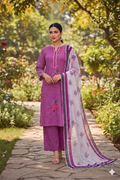 SAWSAN | 3-Piece Lawn Suit - ORA (Unstitch Digital Printed Vol-II)